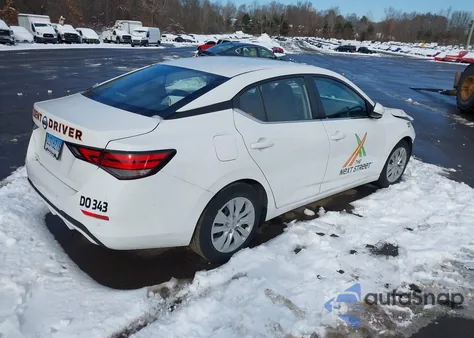 2022 Nissan Sentra S Xtronic Cvt z USA, uszkodzony, nr VIN 3N1AB8BV8NY278313